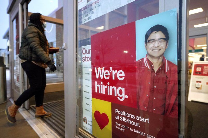 We're Hiring Sign at Target